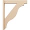 Ekena Millwork 5 1/2-in W x 28-in D x 34-in H Funston Block Rough Cedar Woodgrain TimberThane Outlooker, Primed Tan OUTUR055X28X34FST44RCPR - alternate 4